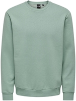 ONLY and SONS - ONSCERES CREW NECK NOOS - Sweatshirts - Mannen - turquoise