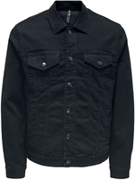 ONLY and SONS - ONSCOIN BLACK 4332 JACKET NOOS - Denim jas - Mannen - zwart