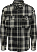 ONLY and SONS - ONSMILO OVR CTN CHECK LS SHIRT NOOS - Longsleeve - Mannen - zwart wit