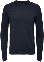 ONLY and SONS - ONSPHIL 12 Struc gebreide trui - Sweatshirts - Mannen - donkerblauw