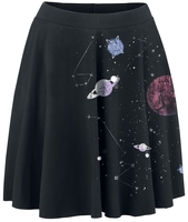 Outer Vision - Planetarium - Korte rok - Vrouwen - zwart