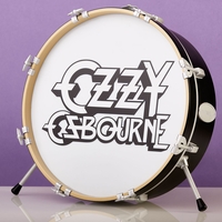 Ozzy Osbourne - Bass Drum - Lamp - Unisex - meerkleurig