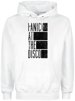 Panic! At The Disco - Block Text - Trui met capuchon - Mannen - wit