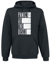 Panic! At The Disco - Block Text - Trui met capuchon - Mannen - zwart