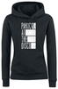 Panic! At The Disco - Block Text - Trui met capuchon - Vrouwen - zwart
