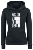Panic! At The Disco - Block Text - Trui met capuchon - Vrouwen - zwart