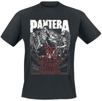 Pantera - 30 Vulgar Years Of Power - T-shirt - Mannen - zwart
