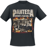 Pantera - Cowboys From Hell - Fire Frame - T-shirt - Mannen - zwart