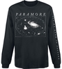 Paramore - Tracklist Galaxy - Shirt met lange mouwen - Mannen - zwart