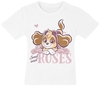Paw Patrol - Kids - Sweet sweet roses - T-shirt - Vrouwen - wit