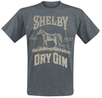 Peaky Blinders - Gangs Of Birmingham - Shelby Dry Gin - T-shirt - Mannen - grijs