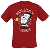 Peanuts - Holiday Vibes - T-shirt - Mannen - rood
