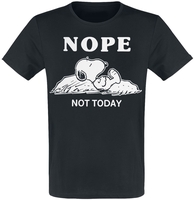 Peanuts - Nope Not Today - T-shirt - Mannen - zwart