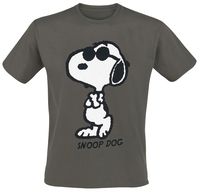 Peanuts - Snoop Dog - T-shirt - Mannen - kaki