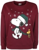 Peanuts - Snoopy - Snow - Sweatshirts - Vrouwen - rood