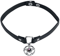 Pentagram II - - Choker - Vrouwen - zwart