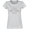 Peter Pan - Clock - T-shirt - Vrouwen - heather grey