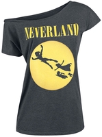 Peter Pan - Neverland - T-shirt - Vrouwen - donkergrijs gemêleerd