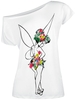 Peter Pan - Tinker Bell - Flower Power - T-shirt - Vrouwen - wit