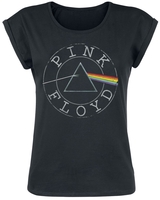 Pink Floyd - Logo Circle - T-shirt - Vrouwen - zwart