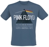 Pink Floyd - North America 1972 - T-shirt - Mannen - blauw