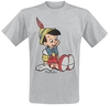 Pinocchio - Classic - T-shirt - Mannen - grijs