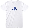 Playstation - Blue Symbol - T-shirt - Mannen - wit