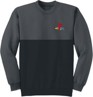 Playstation - Classic Logo - Sweatshirts - Mannen - grijs zwart