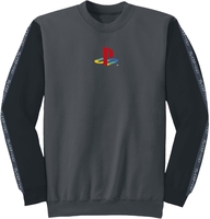 Playstation - Japanese Text - Sweatshirts - Mannen - grijs zwart