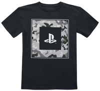 Playstation - Kids - Camo Box - T-shirt - Unisex - zwart