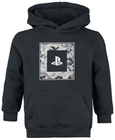 Playstation - Kids - Camo Box - Trui met capuchon - Unisex - zwart