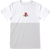 Playstation - Retro Symbol - T-shirt - Mannen - wit grijs
