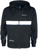 Playstation - White Icons - Vest met capuchon - Mannen - zwart