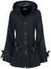 Poizen Industries - Alison Coat - Korte jas - Vrouwen - zwart
