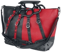 Poizen Industries - Harley Bag - Handtas - Vrouwen - zwart rood