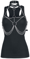 Poizen Industries - Mase Harness - Gareel - Vrouwen - zwart