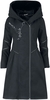 Poizen Industries - Possession Coat - Lange jassen - Vrouwen - zwart