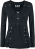 Poizen Industries - Reef Top - Shirt met lange mouwen - Vrouwen - zwart