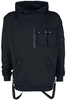 Poizen Industries - Reznor Hood - Trui met capuchon - Mannen - zwart