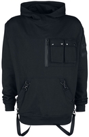 Poizen Industries - Reznor Hood - Trui met capuchon - Mannen - zwart
