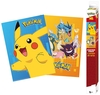 Pokémon - Gekleurde personages - Poster - Unisex - multicolor