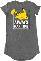 Pokémon - Pikachu - Nap Time - Korte jurk - Vrouwen - grijs