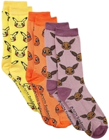 Pokémon - Pikachu Glumanda Evoli Socken - Sokken - Unisex - meerkleurig