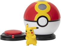 Pokémon - Surprise Attack Game - Pikachu 2 mit Flottball vs. Bisasam 3 mit Pokeball - Actiefiguur - Unisex - multicolor