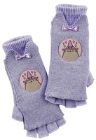 Pusheen - Meowgical - Vingerloze handschoenen - Vrouwen - lila gemêleerd