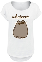 Pusheen - Whatever - T-shirt - Vrouwen - wit