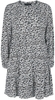 QED London - Ditsy Print Button Up Skater Dress - Korte jurk - Vrouwen - zwart wit