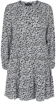 QED London - Ditsy Print Button Up Skater Dress - Korte jurk - Vrouwen - zwart wit