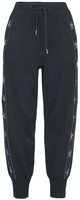 QED London - Embellished Star And Stripe Cuffed Jogger - Trainingsbroeken - Vrouwen - zwart