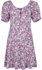 QED London - Ring Detail Skater Dress - Korte jurk - Vrouwen - meerkleurig